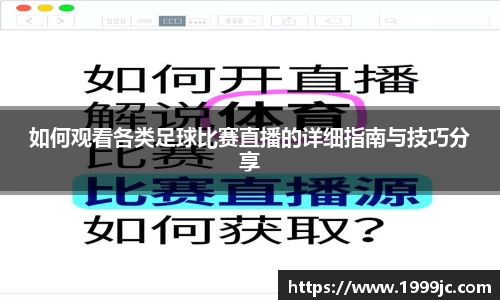 如何观看各类足球比赛直播的详细指南与技巧分享